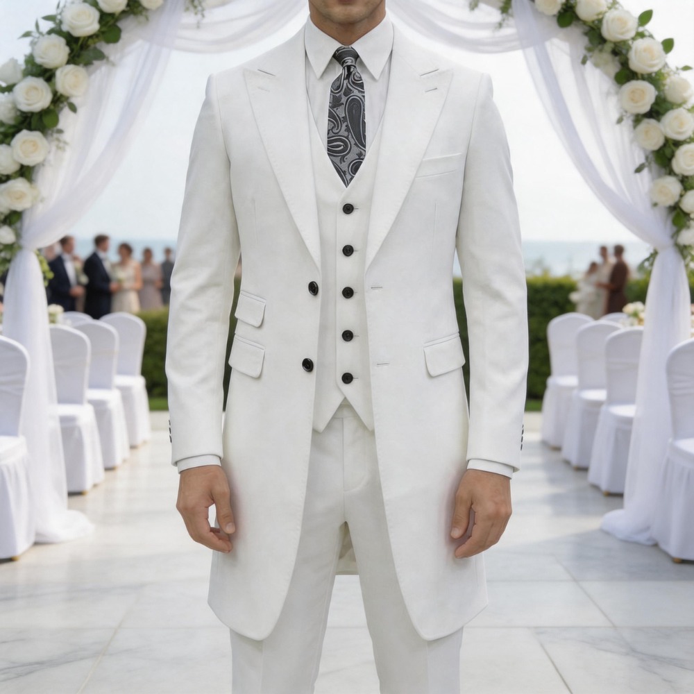 Men Formal Party Wear Outfit - Slim Fit 3 Parça Resmi Erkek