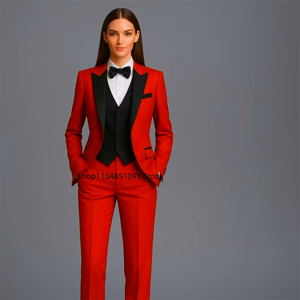 Wool Suit Jacket - Katı moda elbise kadınlar için 3