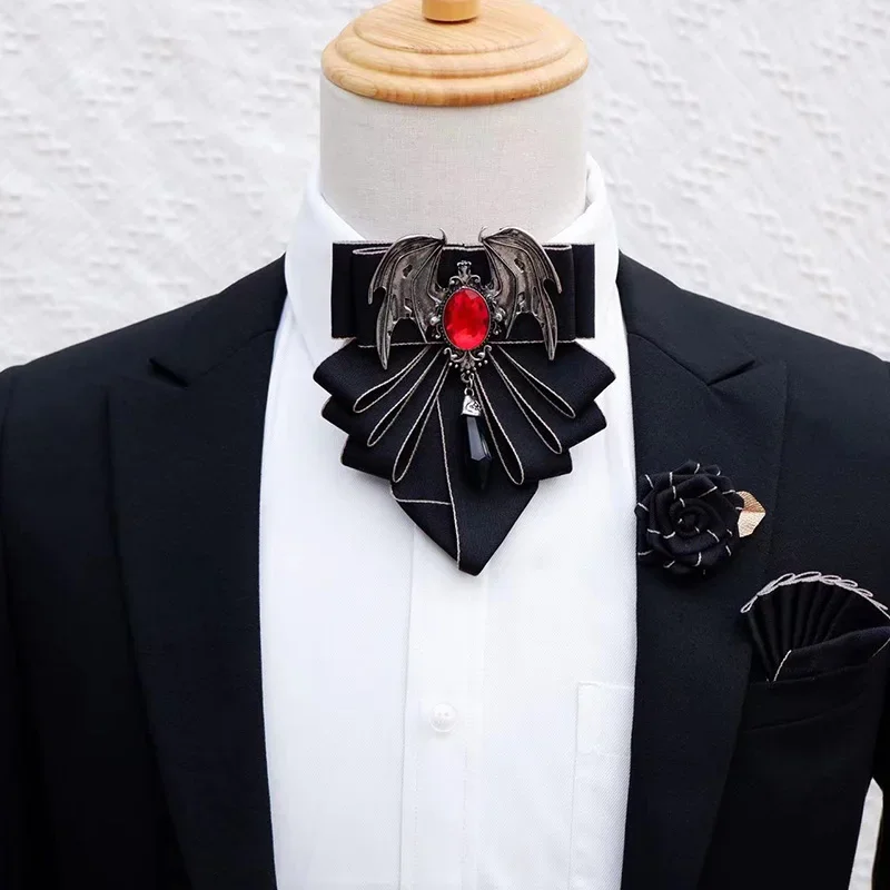Men'S Formal Wear Bow Ties - Erkek papyon broş Set İngiliz kore