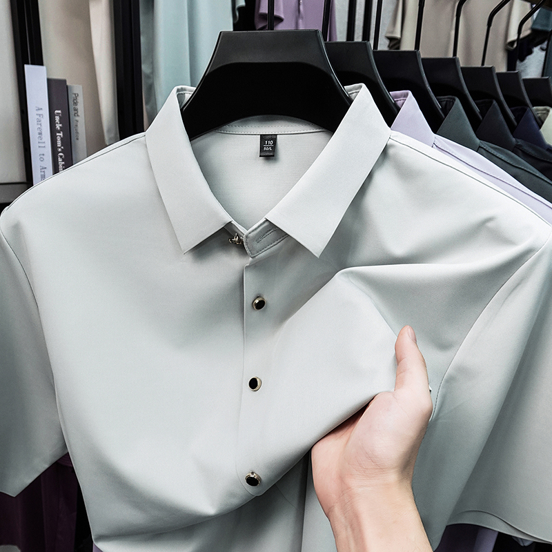 Men Formal Office Wear Shirts - 2026 Yazlık Günlük Erkek Gömleği Normal