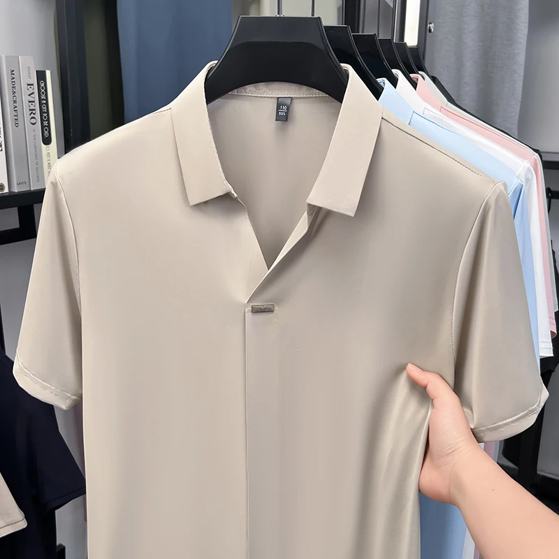 Men Formal Office Wear Shirts - Erkekler için ofis resmi kısa kollu