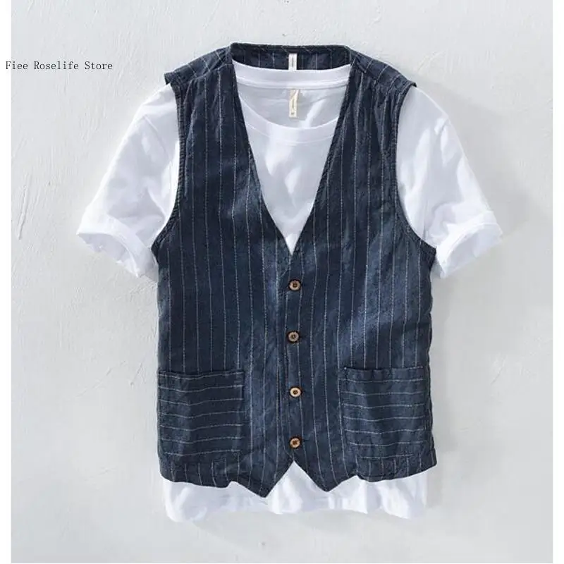 İngiliz Tarzı Keten Yelek Erke - Men Formal Wear For Summer incelemesi ve fiyatı