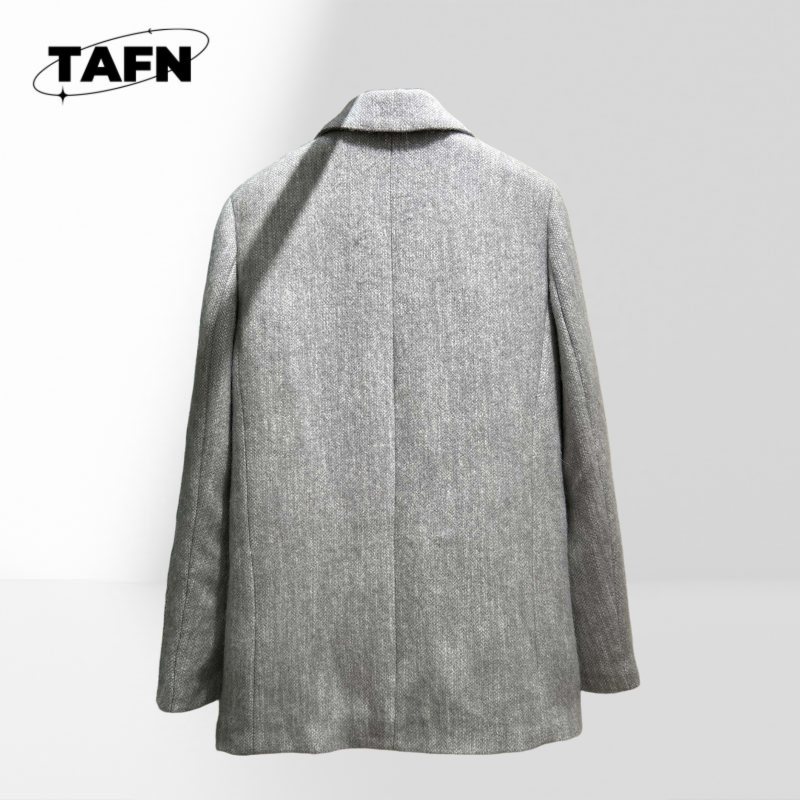 Kadın Klasik Ekose Blazer Şık  - Wool Suit Jacket incelemesi ve fiyatı