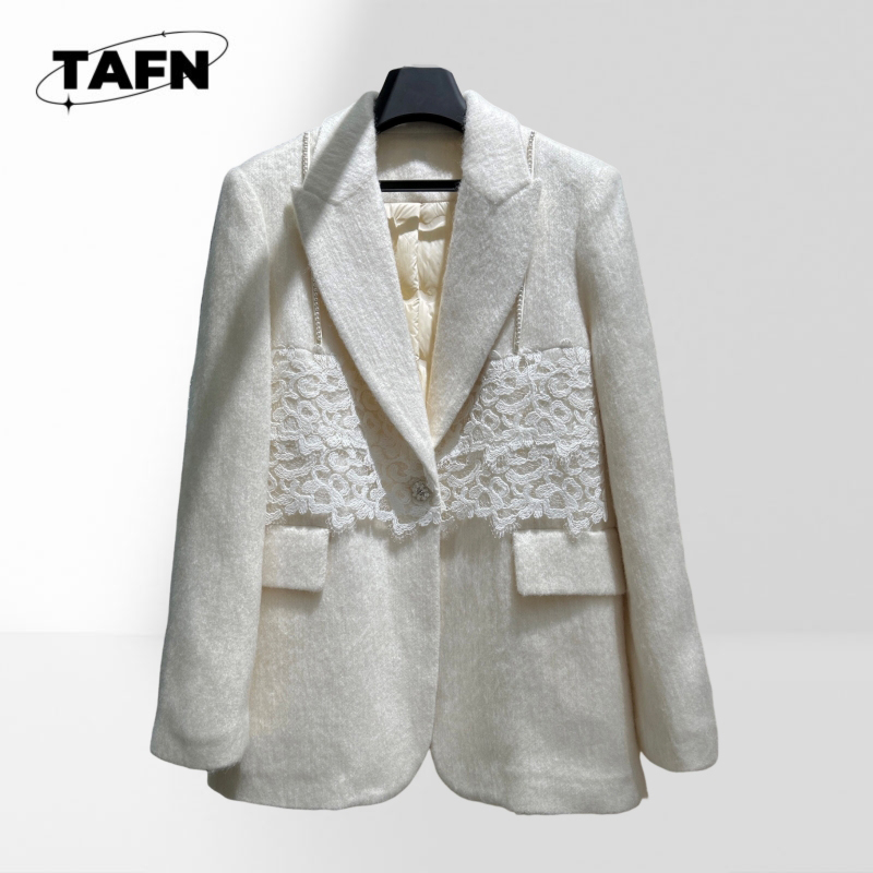 Kadın Klasik Ekose Blazer Şık  - Wool Suit Jacket incelemesi ve fiyatı