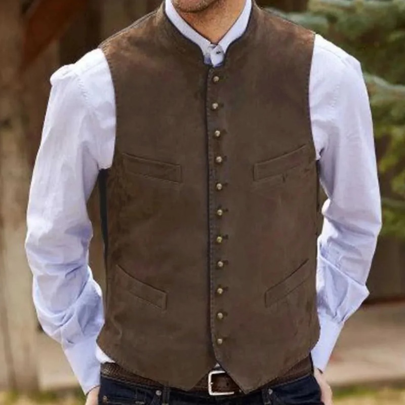 Erkekler Yelek Kahve Süet Kadi - Men'S Used Formal Wear incelemesi ve fiyatı