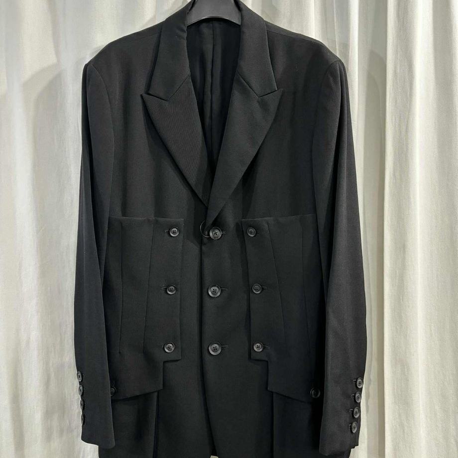 TOP-YAMAMOTO ®   Çift Düğmeli  - Wool Suit Jacket incelemesi ve fiyatı