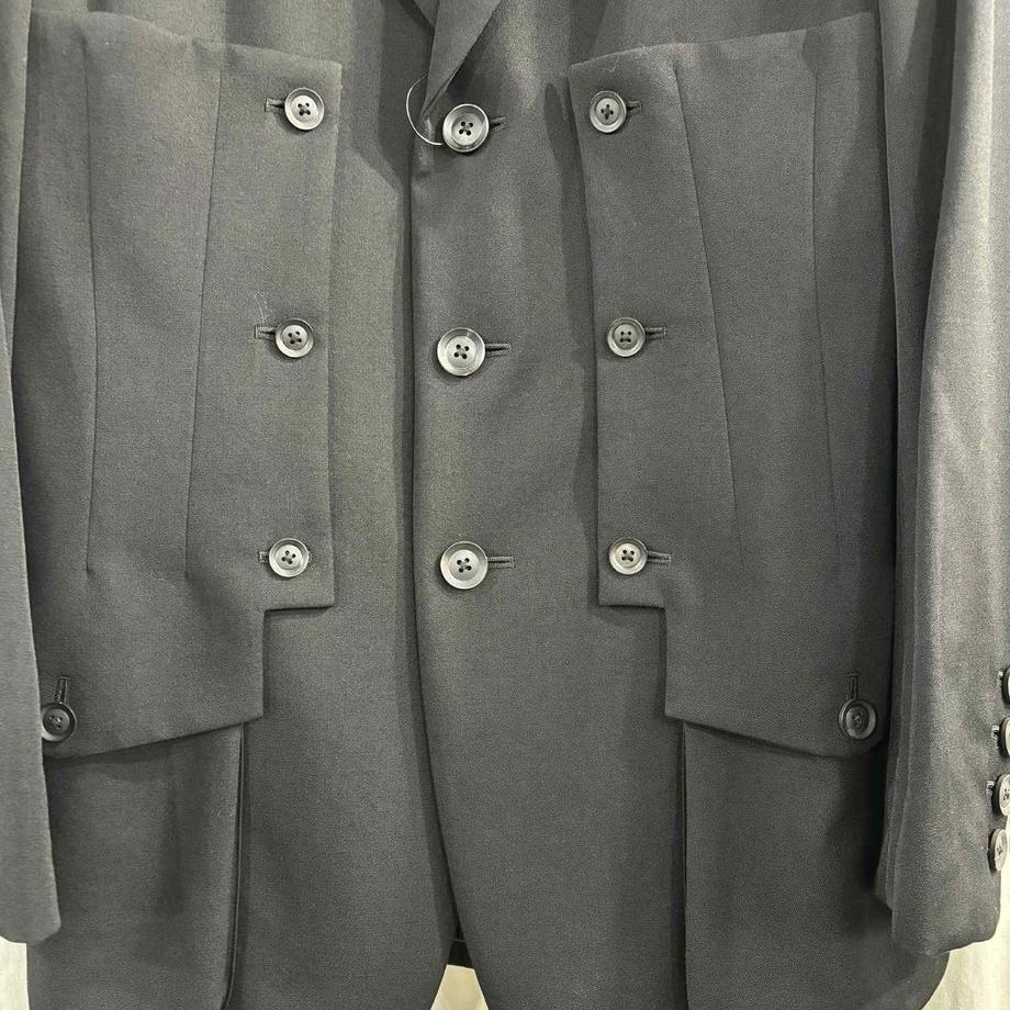 TOP-YAMAMOTO ®   Çift Düğmeli  - Wool Suit Jacket incelemesi ve fiyatı