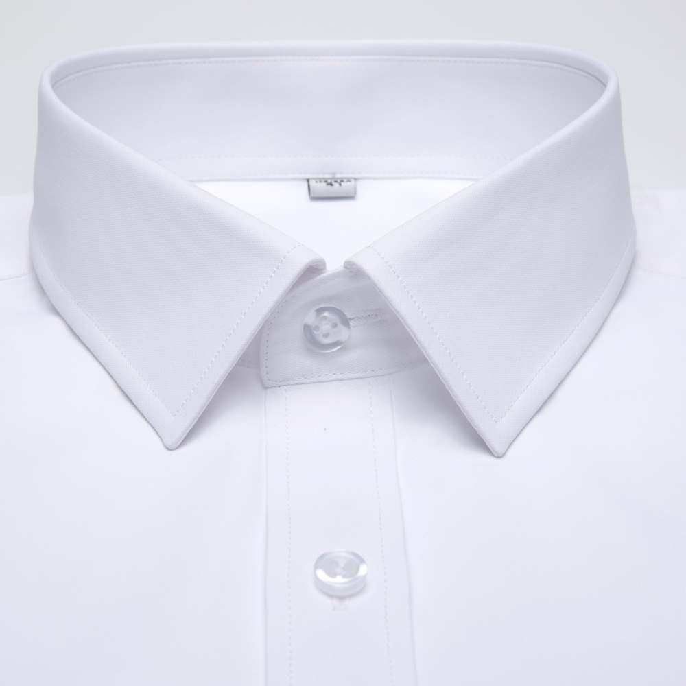 Beyaz Düz Renk Erkek Uzun Koll - Men Formal Office Wear Shirts incelemesi ve fiyatı