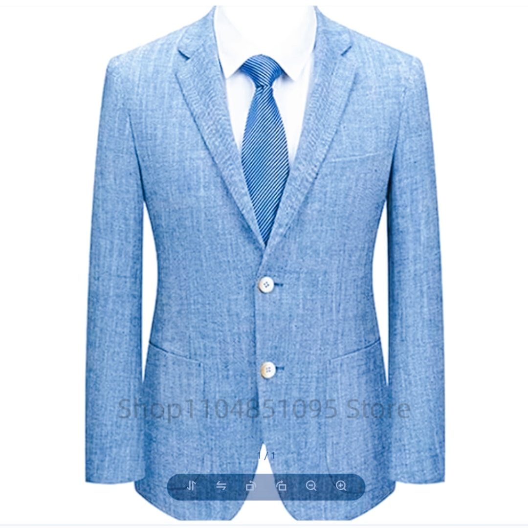 Erkek Slim Fit Keten Takım Elb - Men Formal Wear For Summer incelemesi ve fiyatı