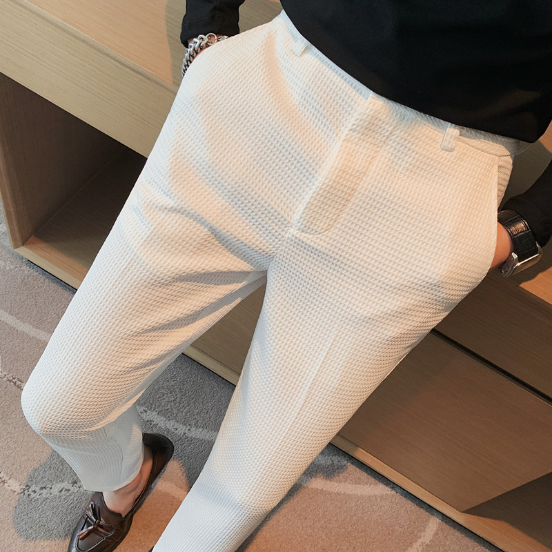 2024 Sonbahar Yeni Waffle Stre - Men'S Used Formal Wear incelemesi ve fiyatı