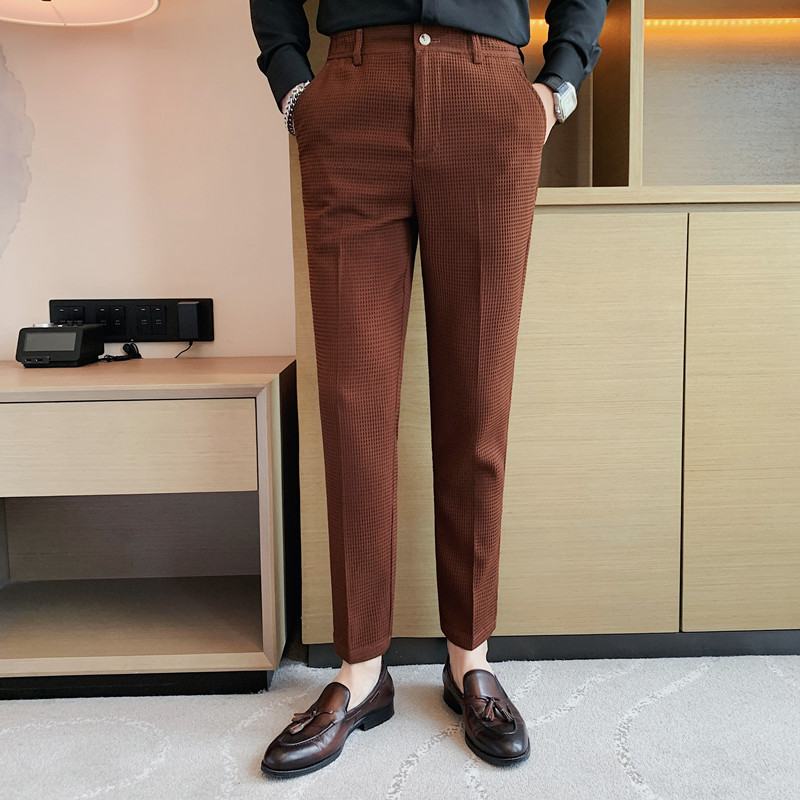 2024 Sonbahar Yeni Waffle Stre - Men'S Used Formal Wear incelemesi ve fiyatı