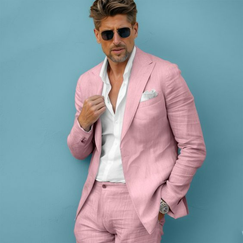 Keten Düğün Erkek Takım Elbise - Men Formal Wear For Summer incelemesi ve fiyatı