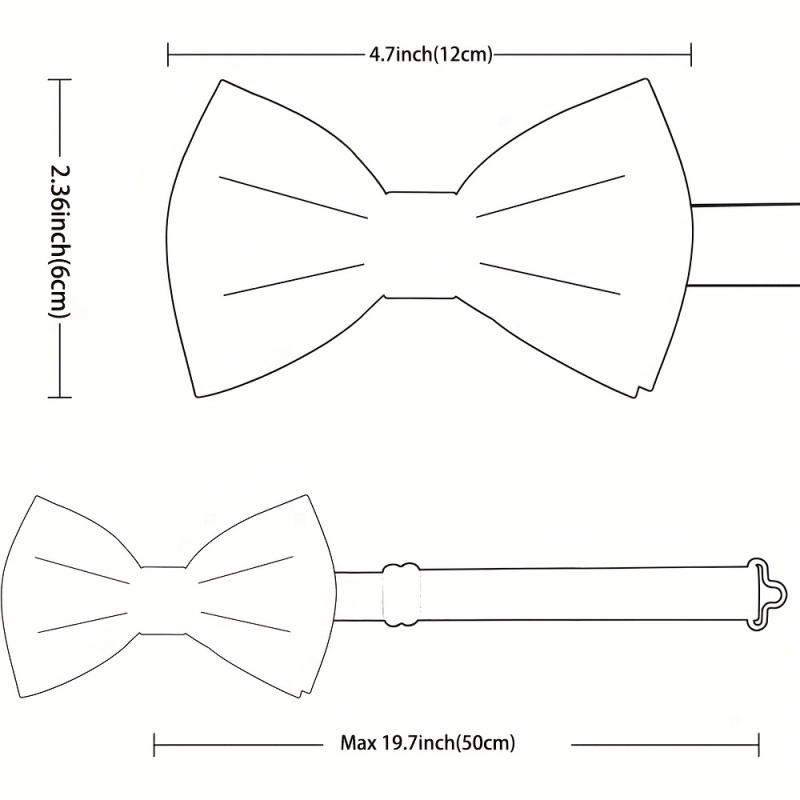 Erkek ve Kadın Ayarlanabilir P - Men'S Formal Wear Bow Ties incelemesi ve fiyatı