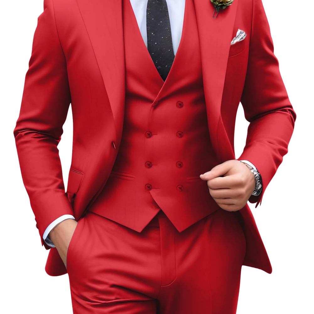 3 Parça Düz Renk Erkek Takım E - Men Formal Party Wear Outfit incelemesi ve fiyatı