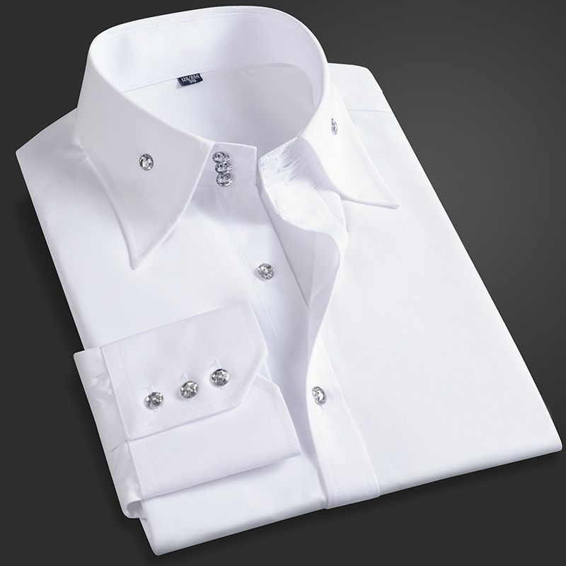 İlkbahar Sonbahar erkek Yöneti - Men Formal Office Wear Shirts incelemesi ve fiyatı