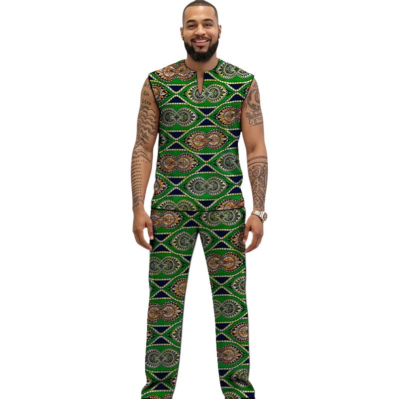 Afrika Desenli Özel Dikim Erke - Men Formal Party Wear Outfit incelemesi ve fiyatı