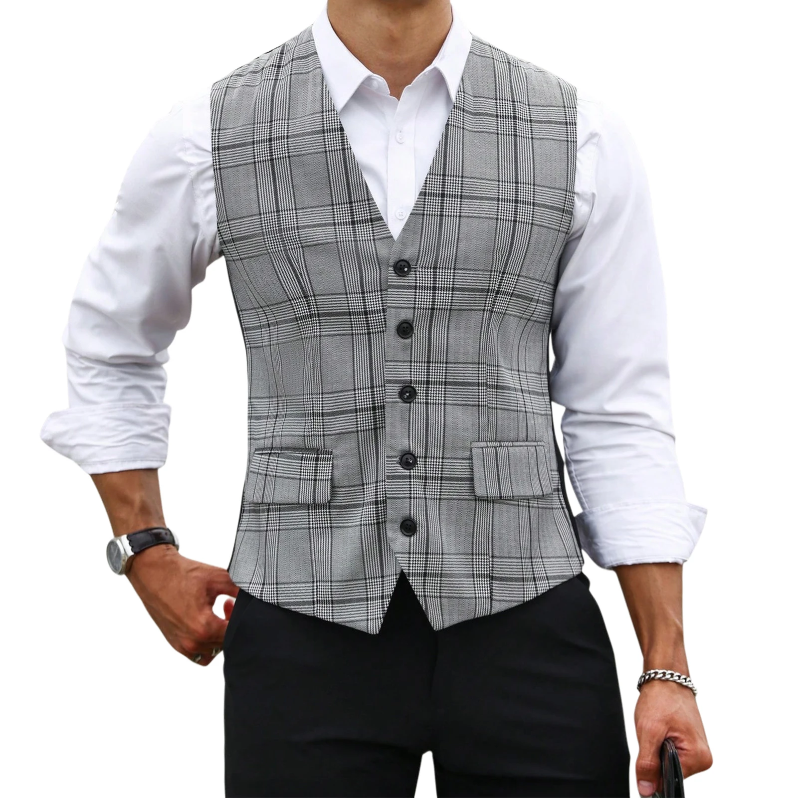 Erkekler Gri Ekose Takım Elbis - Men'S Used Formal Wear incelemesi ve fiyatı