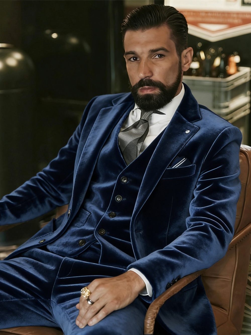 Erkek Kadife Takım Elbise 3 Pa - Men Formal Party Wear Outfit incelemesi ve fiyatı