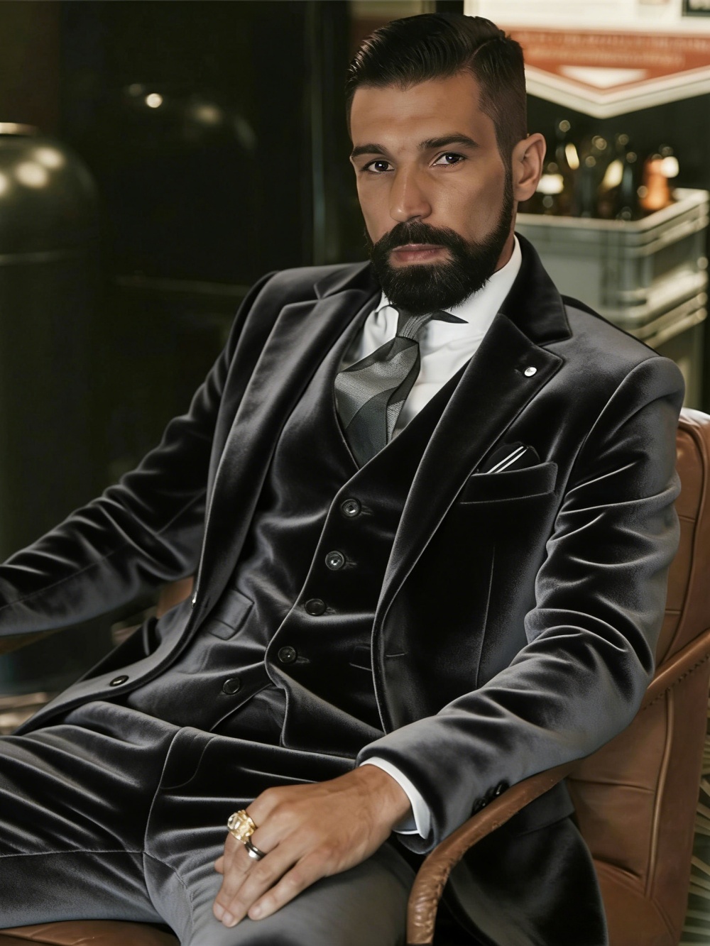 Erkek Kadife Takım Elbise 3 Pa - Men Formal Party Wear Outfit incelemesi ve fiyatı