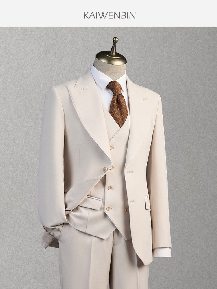 Erkek 3 Parça Takım Elbise Kre - Wool Suit Jacket incelemesi ve fiyatı